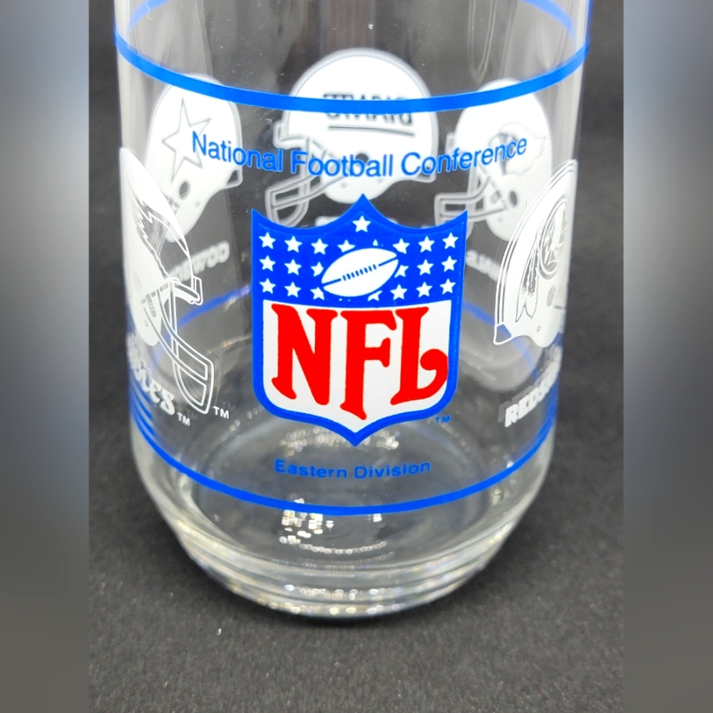 NFL Eastern division glass